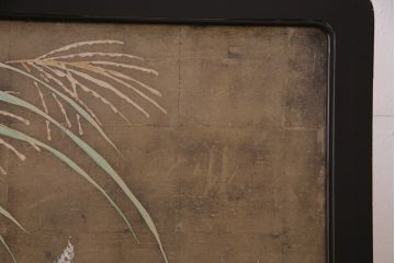 大正昭和初期の衝立の見た目を変えずに綺麗にリペア!木部のクリーニング、研磨。(パーテーション、つい立て)