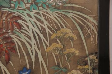 大正昭和初期の衝立の見た目を変えずに綺麗にリペア!木部のクリーニング、研磨。(パーテーション、つい立て)