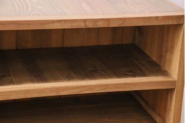 大正期の関東水屋箪笥をリペア&カスタム!ストリップド(剥離)加工を施し、天板を張り替え。可動式の棚板を設置。(収納棚、戸棚、食器棚)
