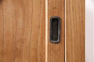 大正期の関東水屋箪笥をリペア&カスタム!ストリップド(剥離)加工を施し、天板を張り替え。可動式の棚板を設置。(収納棚、戸棚、食器棚)