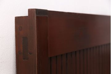 明治期の蔵戸をリペア&カスタム!設置場所に合わせてリサイズ。金具は黒色に着色。(玄関戸、引き戸、建具)