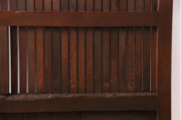 明治期の蔵戸をリペア&カスタム!設置場所に合わせてリサイズ。金具は黒色に着色。(玄関戸、引き戸、建具)