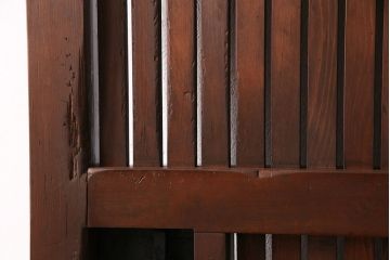 明治期の蔵戸をリペア&カスタム!設置場所に合わせてリサイズ。金具は黒色に着色。(玄関戸、引き戸、建具)