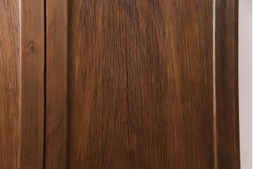 大正昭和初期の門扉一対をリペア&カスタム!耐荷重蝶番を取り付け。剥離後、明るい茶色に着色し、仕上げ。(木製ドア、建具)