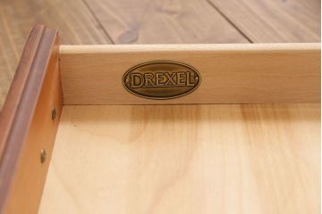 ドレクセルヘリテイジのバタフライテーブルをリペア&カスタム!拡張部分を取り外し、サイドテーブルにリメイク。部材の跡を色合わせして仕上げ。(サイドテーブル、コンソールテーブル)