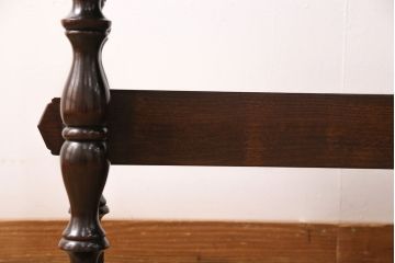 松本民芸家具の#29安川型卓をリペア&カスタム!高さをリサイズ。現状の色味に合わせて着色し仕上げ。(サイドテーブル、コンソールテーブル)