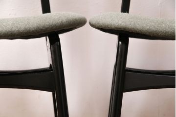 ビンテージのG-PLANのバタフライチェア2脚をリペア&カスタム!座面の張り替え。現状の色味に合わせて着色し仕上げ。(ダイニングチェア、椅子)