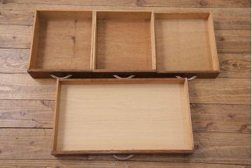 昭和中期の文机をリペア&カスタム!傷、色剥げの修復。1トーン落ち着いた色味に着色し仕上げ。(座机、ローテーブル)
