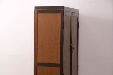 昭和初期のワードローブの見た目を変えずに綺麗にリペア!引き出しや可動部の調整。(収納棚、洋服タンス、キャビネット)