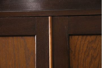 昭和初期のワードローブの見た目を変えずに綺麗にリペア!引き出しや可動部の調整。(収納棚、洋服タンス、キャビネット)