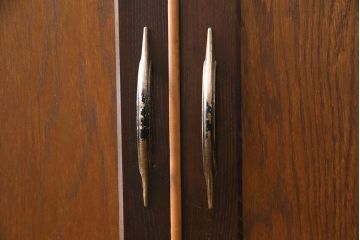 昭和初期のワードローブの見た目を変えずに綺麗にリペア!引き出しや可動部の調整。(収納棚、洋服タンス、キャビネット)