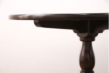 松本民芸家具の丸卓をリペア&カスタム!脚をカットし、高さをリサイズ。(ダイニングテーブル、コーヒーテーブル)