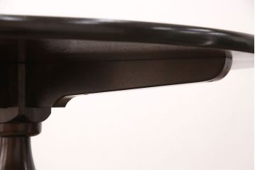 松本民芸家具の丸卓をリペア&カスタム!脚をカットし、高さをリサイズ。(ダイニングテーブル、コーヒーテーブル)