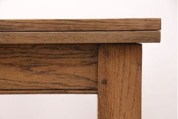 イギリスアンティークのドローリーフテーブルの見た目を変えずに綺麗にリペア!高品質リペアを施し、蜜蝋ワックス仕上げ。(エクステンションテーブル)
