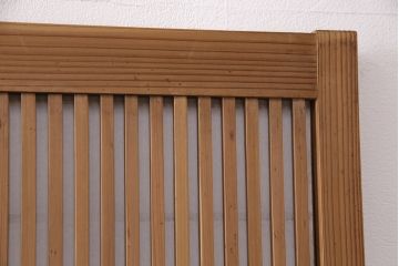 昭和初期の格子戸3枚をリペア&カスタム!裏障子をプラスチック障子に張り替え。引手を取り付け。(引き戸、障子戸、建具)