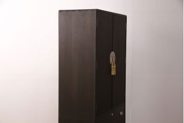加茂桐箪笥をリペア&カスタム!高品質リペアを施し、濃い茶色で着色し仕上げ。(総桐たんす、和タンス、着物箪笥、衣装箪笥)