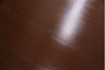 ドレクセルヘリテイジの両袖デスクをリペア&カスタム!天板後方に小物落下防止のため立ち上がりを設置。(机、ワークデスク)