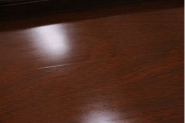 ドレクセルヘリテイジの両袖デスクをリペア&カスタム!天板後方に小物落下防止のため立ち上がりを設置。(机、ワークデスク)