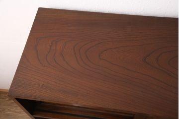 戸棚をリペア&カスタム!ガラスをすりガラスに変更。(収納棚、食器棚)