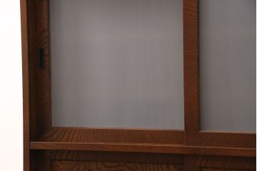戸棚をリペア&カスタム!ガラスをすりガラスに変更。(収納棚、食器棚)
