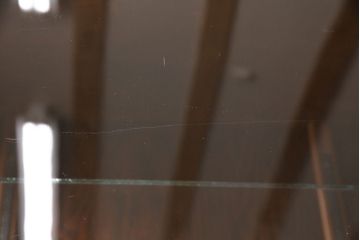 イギリスアンティークのショーケースをリペア&カスタム!棚受けはリビルドし、ビンテージ加工。棚板を追加。ワックス仕上げ。(ガラスケース、陳列棚)