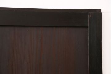 明治期の板戸4枚をリペア&カスタム!それぞれ設置場所に合わせてリサイズ。平型戸車、引き手を取り付け。(引き戸、建具)