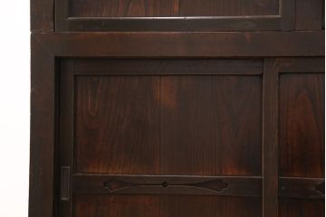明治大正期の階段箪笥の見た目を変えずに綺麗にリペア!欠損した金具、棚板、引き出しを取り付け。(時代箪笥、収納棚)
