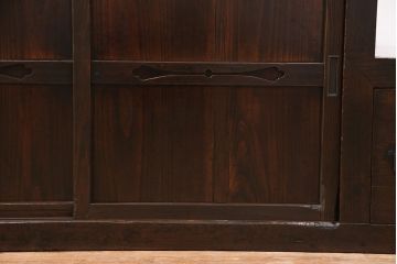 明治大正期の階段箪笥の見た目を変えずに綺麗にリペア!欠損した金具、棚板、引き出しを取り付け。(時代箪笥、収納棚)