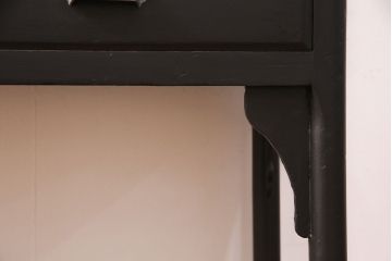 ケビントをリペア&カスタム!艶消しブラックでペイント仕上げ。(デンタルケース、デンタルキャビネット、ガラスケース、ショーケース、飾り棚)