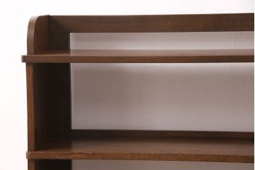 本棚の見た目を変えずに綺麗にリペア!1トーン落ち着いた色味に着色し仕上げ。(オープンシェルフ、シェルフ)
