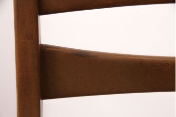 北欧ヴィンテージのチェア5脚をリペア&カスタム!指定の生地で座面の張り替え。(椅子、ダイニングチェア)
