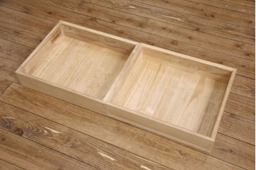 加茂総桐箪笥をリペア&カスタム!取っ手金具を交換。木地色仕上げ。(総桐たんす、総桐箪笥、整理箪笥、和タンス、衣装箪笥、着物箪笥)