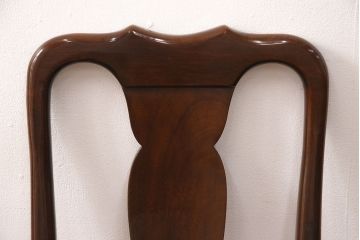 ダイニングチェア4脚をリペア&カスタム!座面の張り替えを行い、クリア塗装で仕上げ。(イス、サロンチェア)