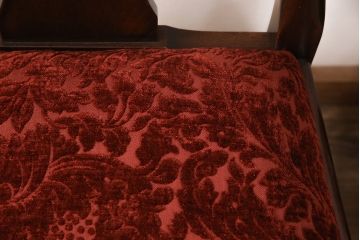 ダイニングチェア4脚をリペア&カスタム!座面の張り替えを行い、クリア塗装で仕上げ。(イス、サロンチェア)