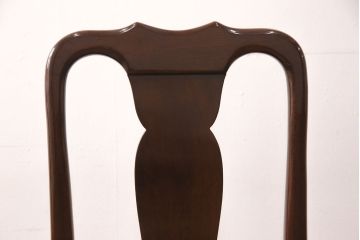 ダイニングチェア4脚をリペア&カスタム!座面の張り替えを行い、クリア塗装で仕上げ。(イス、サロンチェア)