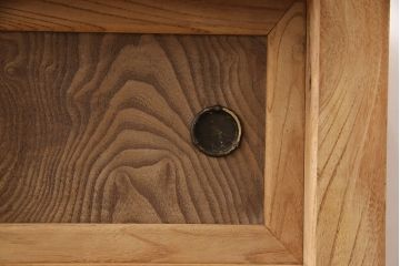 明治期の茶棚にリペア&カスタム!ストリップド(剥離)加工。(戸棚、収納棚、キャビネット、引き出し)