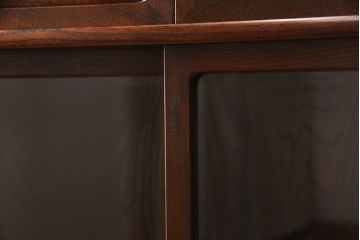 茶箪笥をリペア&カスタム!指定の棚板を取り外し、穴開け加工。蜜蝋ワックス仕上げ。(飾り棚、収納棚、戸棚)