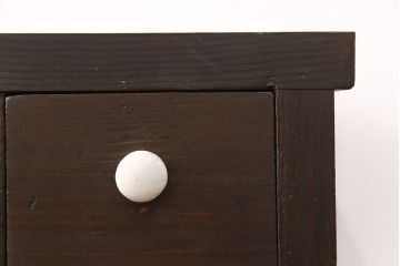 薬箪笥をリペア&カスタム!チェス系の色味に着色し仕上げ。(引き出し、チェスト、ドロワー、キャビネット)