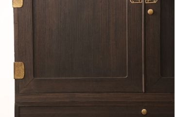 桐箪笥をリペア&カスタム!房を取り外し、ブラウン系の着色をし仕上げ。(衣装箪笥、着物箪笥、和タンス、桐たんす)