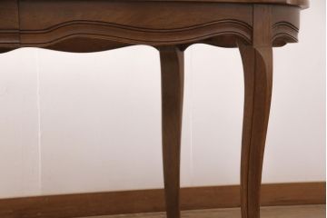 DREXEL HERITAGEのダイニングテーブルをリペア&カスタム!脚をカットし、ご希望の高さにリサイズ。現状の色味に合わせて仕上げ。(エクステンションテーブル、4人掛け、6人掛け、食卓)