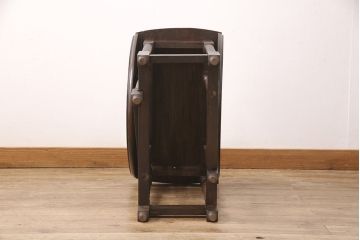 イギリスアンティークのバタフライテーブルをリペア&カスタム!脚をカットし、ご希望の高さにリサイズ。(エクステンションテーブル、ダイニングテーブル)