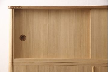 加茂桐箪笥をリペア&カスタム!台輪をカットし高さをリサイズ。蜜蝋ワックスで木地色仕上げ。(桐たんす、胴丸、総桐箪笥、衣装箪笥、着物箪笥、和タンス)