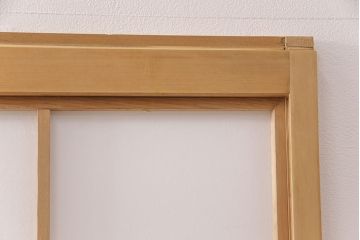 雪見障子戸4枚をリペア&カスタム!高さと幅をリサイズし、障子はプラスチック障子紙に張り替え。(摺り上げ障子戸、引き戸、擦り上げ障子戸、擦上障子戸、建具)