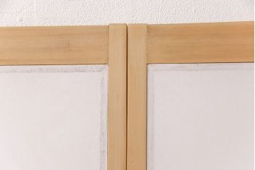 雪見障子戸4枚をリペア&カスタム!高さと幅をリサイズし、障子はプラスチック障子紙に張り替え。(摺り上げ障子戸、引き戸、擦り上げ障子戸、擦上障子戸、建具)