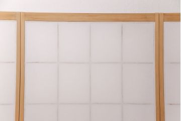 雪見障子戸4枚をリペア&カスタム!高さと幅をリサイズし、障子はプラスチック障子紙に張り替え。(摺り上げ障子戸、引き戸、擦り上げ障子戸、擦上障子戸、建具)