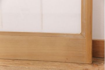 雪見障子戸4枚をリペア&カスタム!高さと幅をリサイズし、障子はプラスチック障子紙に張り替え。(摺り上げ障子戸、引き戸、擦り上げ障子戸、擦上障子戸、建具)