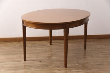 REXEL HERITAGEのダイニングテーブルをリペア&カスタム!高品質リペアを施し、上下部の突起を削り太さを統一。脚をカットし高さを調整。(エクステンションテーブル、4人掛け、6人掛け)