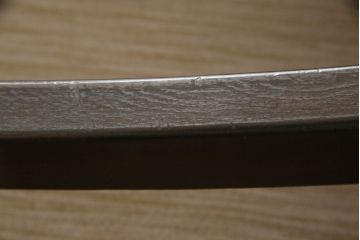 松本民芸家具のD型布張り椅子をリペア&カスタム!生地を張り替え、クッションを新規製作。木部は元の色味をベースに着色し仕上げ。(アームチェア、一人掛けソファ)