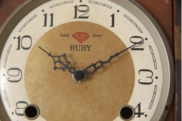 掛け時計をリペア&カスタム!ゼンマイ式から電池式に変更。短針と長針、振り子を交換。(壁掛け時計、振り子時計、柱時計、古時計)