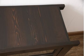 アンティーク水屋箪笥をリペア&カスタム!棚板と棚受けを追加し取っ手を交換。天板を内側から補強。(サイドボード、サイドキャビネット、収納棚)